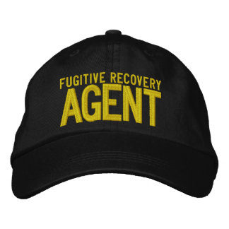 FUGITIVE RECOVERY AGENT EMBROIDERED HAT
