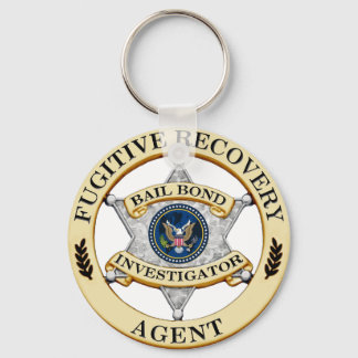 Fugitive Recovery Agent Key Ring