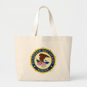 Fugitive Recovery Agent Large Tote Bag