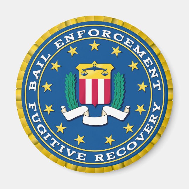 Fugitive Recovery Agent Magnet (Front)