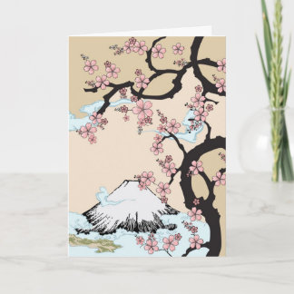 Fuji and Sakura Card