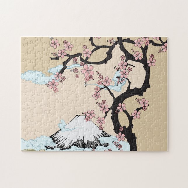 Fuji and Sakura: Photo Puzzle (Horizontal)