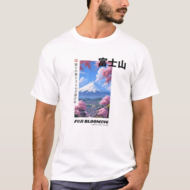 Fuji Blooming T-Shirt (Front)