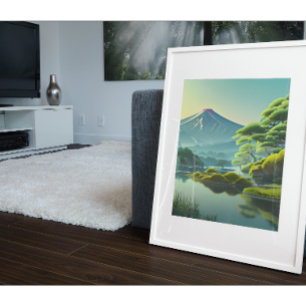 Fuji From Tago Bay - Japanese Landscape Wallart Poster