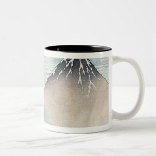 Fuji in Clear Weather' Two-Tone Coffee Mug