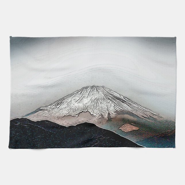 Fuji-san Tea Towel (Horizontal)