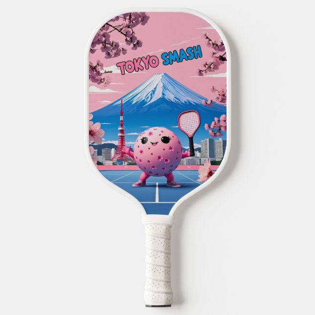  Fuji Smash – Tokyo Pickleball Design  Pickleball Paddle (Front)