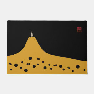Fujigoshinkamonkurokirasya-Jinbaori Doormat