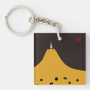 Fujigoshinkamonkurokirasya-Jinbaori Key Ring