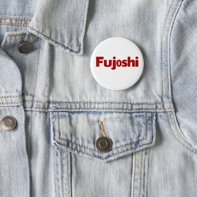 Fujoshi Simple Red Slogan 6 Cm Round Badge (In Situ)