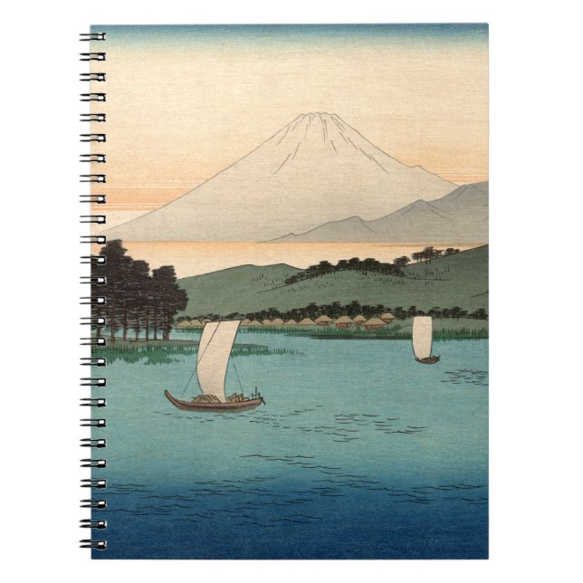 Fukeiga 4 - Ukiyo-e Vintage Japanese Notebook (Front)