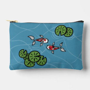 Fuku and Heiwa the Koi Accessory Pouch