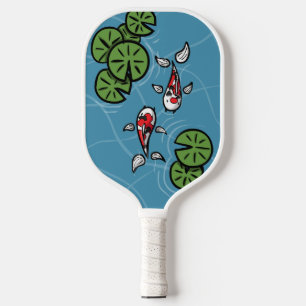 Fuku and Heiwa the Koi Pickleball Paddle