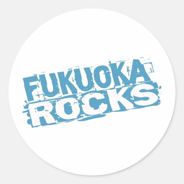 Fukuoka Rocks Sticker (Front)