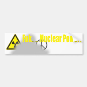 Fukushima Lesson Bumper Sticker