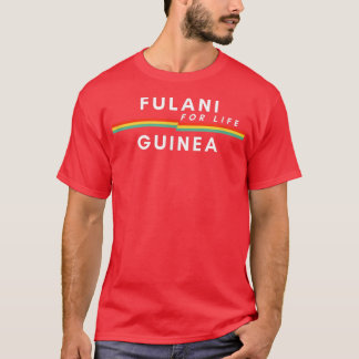 Fulani For Life Guinea Ancestry Initiation DNA Re T-Shirt