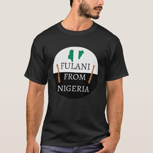 Fulani From Nigeria Culture, Islamic, Fulbe Fula T-Shirt (Front)