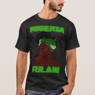 Fulani Girl  Cute Nigerian Girl Of Nigeria T-Shirt