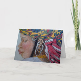 "Fulani Woman" Greeting Card