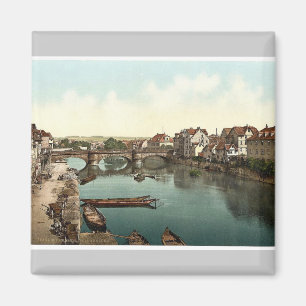 Fulda Bridge, Cassel (i.e., Kassel), Hesse-Nassau, Magnet