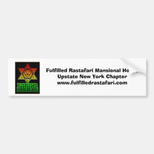 fulfilled_rastalogosmall, Fulfilled Rastafari M... Bumper Sticker