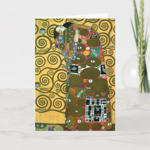 Fulfilment aka The Embrace by Gustav Klimt Card