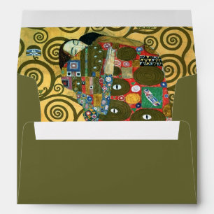 Fulfilment aka The Embrace by Gustav Klimt Envelope