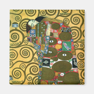 Fulfilment aka The Embrace by Gustav Klimt Magnet