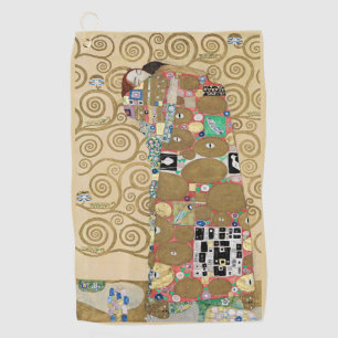 Fulfilment, Gustav Klimt Golf Towel