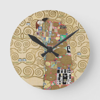 Fulfilment, Gustav Klimt Round Clock