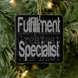 Fulfilment Specialist Extraordinaire Ceramic Ornament