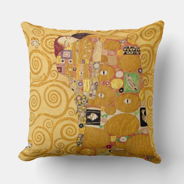 Fulfilment (Stoclet Frieze) c.1905-09 Cushion (Front)