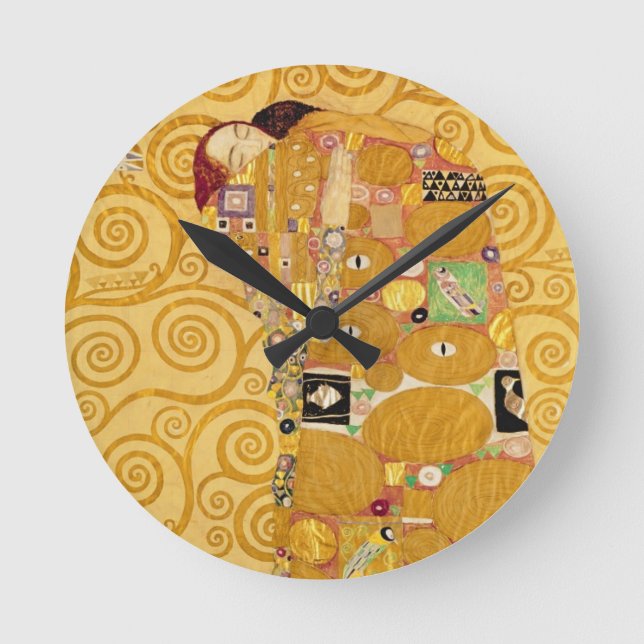 Fulfilment (Stoclet Frieze) c.1905-09 Round Clock (Front)