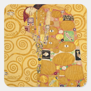 Fulfilment (Stoclet Frieze) c.1905-09 Square Sticker