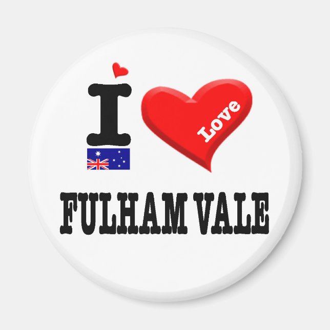 FULHAM VALE - I Love Magnet (Front)