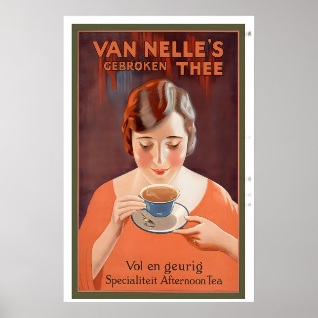 Full and Fragrant Speciality Afternoon Tea Vintage Poster (Front)