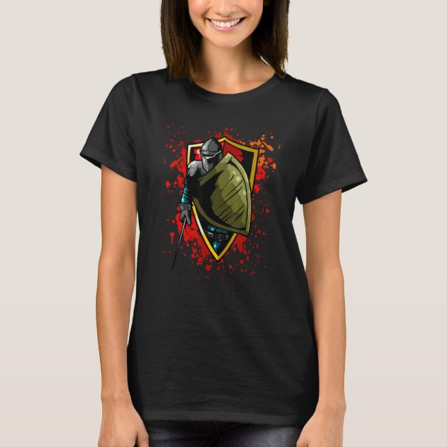Full Armour Knight T-Shirt (Front)
