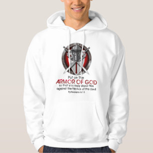 Full Armour of God Bible Quotes Ephesians Inspirat Hoodie