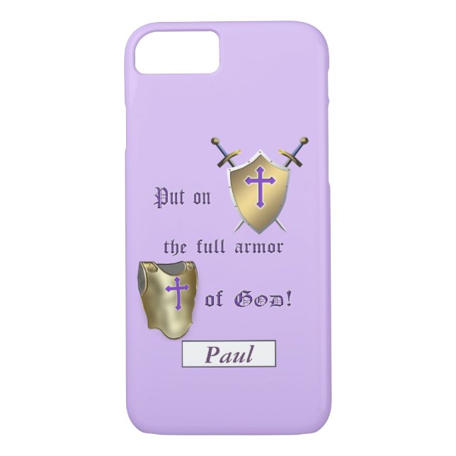Full Armour of God Case-Mate iPhone Case (Back)