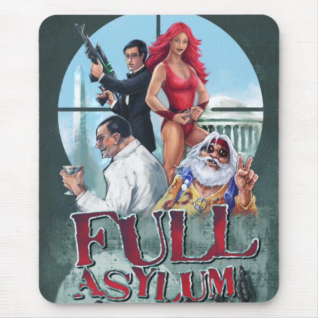 Full Asylum Mouse Pad (Front)