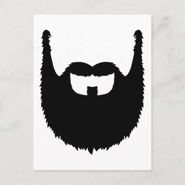 Full beard postcard (Front)