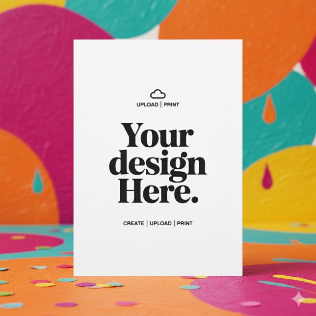 Full Bleed 5x7 Single Sided Card Printing (Creator Uploaded)