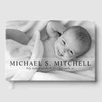 Full Bleed Photo Baby Baptism Bris Sip and See