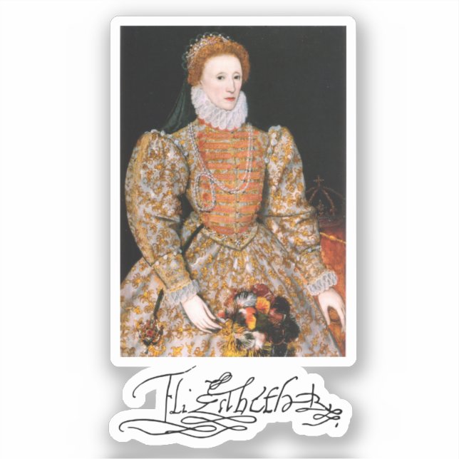 Full Body Portrait of Queen Elizabeth I of England (Front)