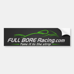 Full Bore Racing Bumper Sticker