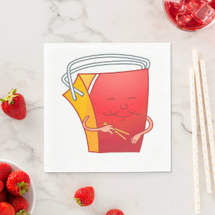 Full Chinese Food Container Napkin