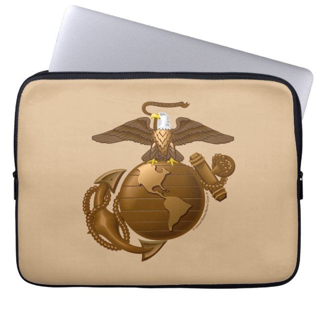 Full-Colour EGA - Bronze Laptop Sleeve (Front)