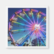 Full Colour Ferris Wheel Photo Magnet