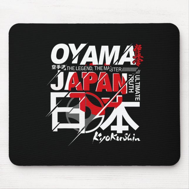 Full Contact Kyokushin Karate  Mouse Pad (Front)