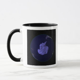 Full Earth at night showing city lights 7 Mug